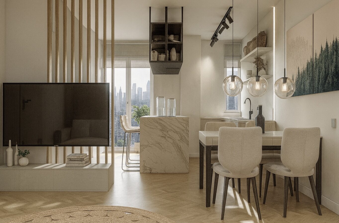 3 LOCALI PIANO ALTO CON BALCONE