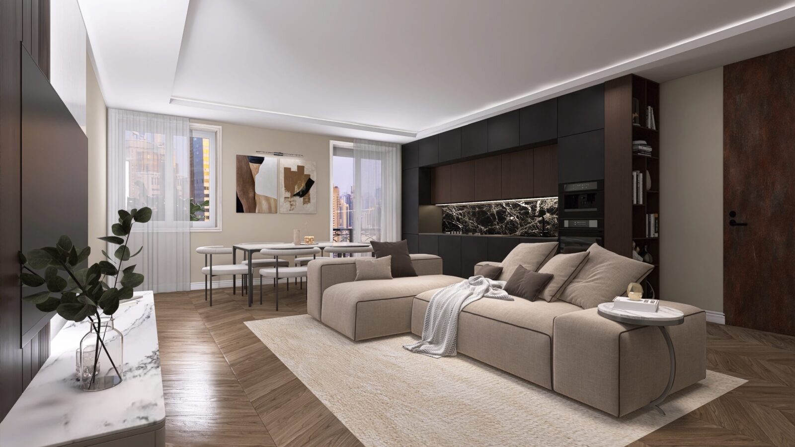 4 LOCALI PIANO ALTO CON BALCONATA